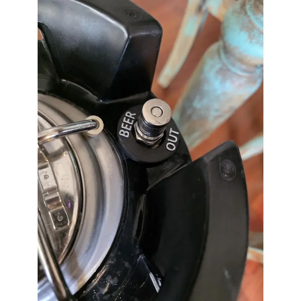 Corny Keg Ball Lock Air/CO2 and Liquid/Beer Post Markers.